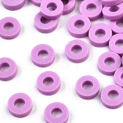Handmade Polymer Clay Beads CLAY-R067-6.0mm-B01-1