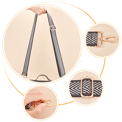 Arrows Pattern Adjustable Nylon Bag Strap FIND-WH0092-41B-1