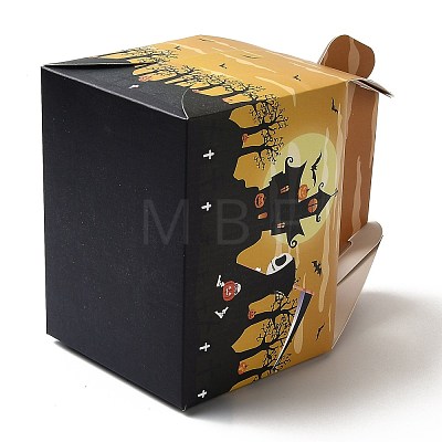 Halloween Theme Paper Cupcakes Boxes CON-I009-15D-1