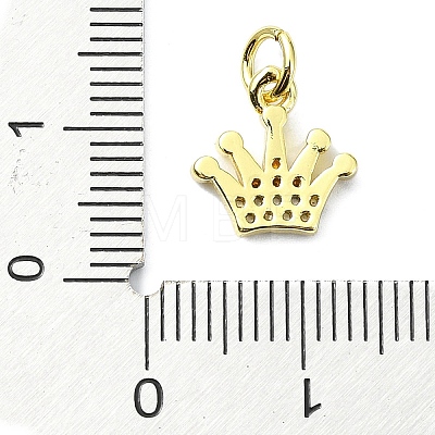 Brass Micro Pave Cubic Zirconia Pendants KK-H475-26A-01G-1