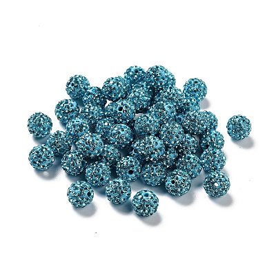 Pave Disco Ball Beads X-RB-A130-10mm-3-1