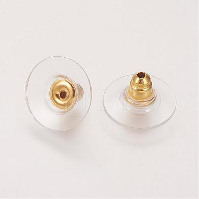 Brass Ear Nuts X-KK-E446-14G-1