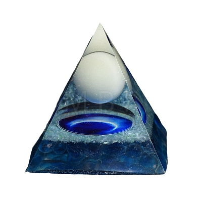 Orgonite Pyramid Resin Display Decorations PW-WG3EE4F-01-1