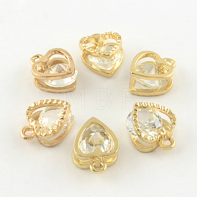 Heart Alloy Charms LS-X-ZIRC-R007-043A-03-1