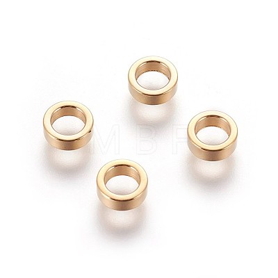 304 Stainless Steel Spacer Beads X-STAS-P232-01G-1