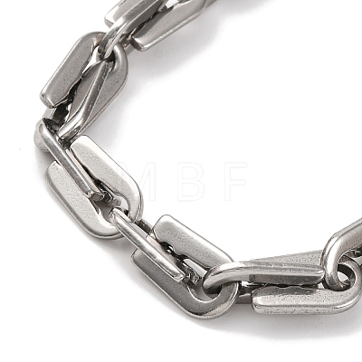 201 Stainless Steel Arch Link Chain Necklace NJEW-F222-23P-1