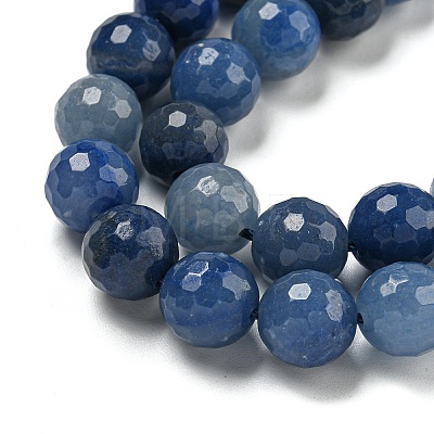 Natural Blue Aventurine Beads Strands G-E571-A10-03-1