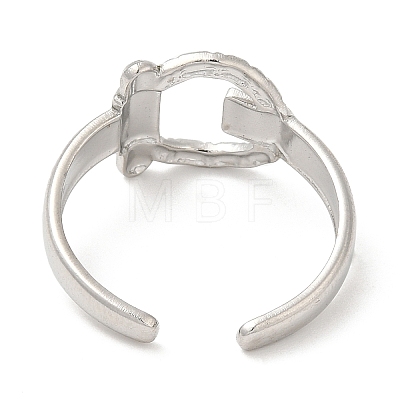 Non-Tarnish 304 Stainless Steel Open Cuff Rings RJEW-H213-03P-1