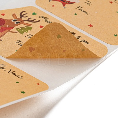 Christmas Theme Cartoon Paper Stickers STIC-P013-07C-1