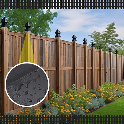 Plastic Guardrail Cover AJEW-WH0752-648-1