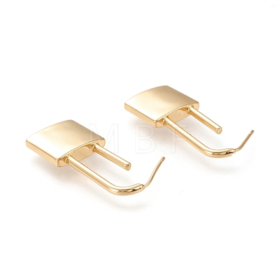 Brass Stud Earring EJEW-F255-03G-1