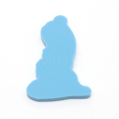 Mother's Day Theme DIY Pendants Food Grade Silicone Molds DIY-TAC0013-37-1