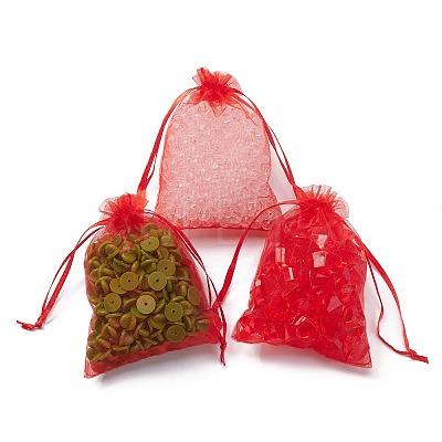 Organza Gift Bags with Drawstring X1-OP-R016-9x12cm-01-1