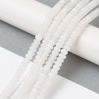 Natural White Jade Beads Strands G-H292-A19-02-1