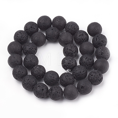 Natural Lava Rock Beads Strands G-S277-12mm-01-1