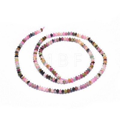 Natural Tourmaline Beads Strands G-I249-D04-02-1