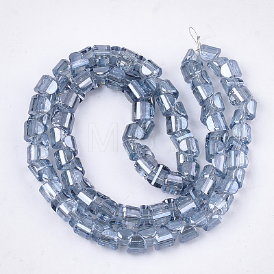 Electroplate Glass Beads Strands X-EGLA-S179-01A-C01-1
