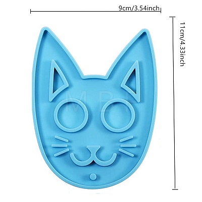 Cat Shape Food Grade DIY Silicone Pendant Molds SIL-CJC0001-03-1