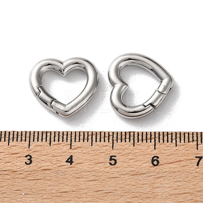 304 Stainless Steel Spring Gate Clasps X-STAS-A193-03P-1