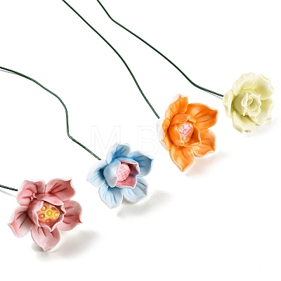 Ceramic Flower Stems with Iron Stem PR-CBAD4A8-07-1