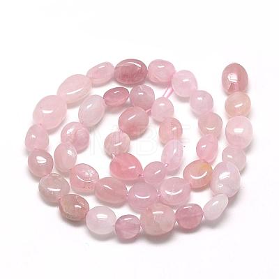 Natural Rose Quartz Beads Strands G-R445-8x10-13-1