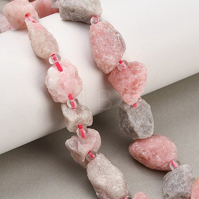 Natural Pink Tourmaline Beads Strands GG-CBA0B77-A12-03-1