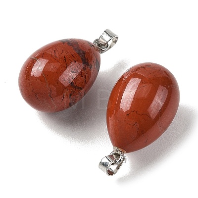 Natural Red Jasper Pendants GG-K002-08A-10-1