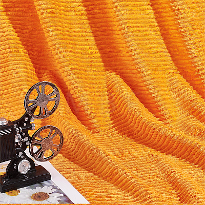 Brocade Polyester Fabric for DIY Crafts DIY-WH0308-484B-1