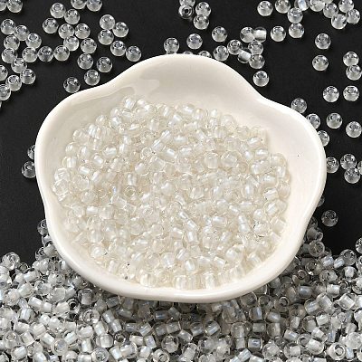 6/0 Transparent Colours Glass Seed Beads SEED-P006-01A-15-1