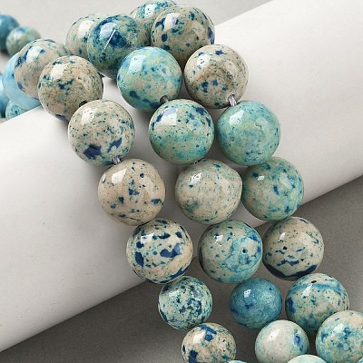 Natural Fossil Graduated Beads Strands G-F830-A03-01E-1