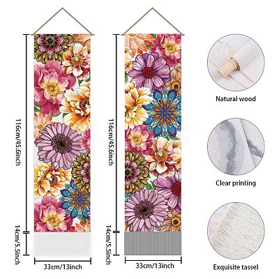 Polyester Wall Hanging Tapestry AJEW-WH0399-060-1