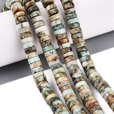 Natural Chrysocolla and Lapis Lazuli Beads Strands G-N367-03A-09-1