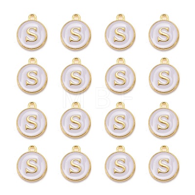 Golden Plated Alloy Charms X-ENAM-S118-01S-1