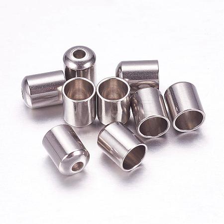 Tarnish Resistant 304 Stainless Steel Cord Ends STAS-F117-55P-4mm-1