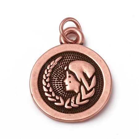 Brass Pendants KK-I668-01ARG-05-1