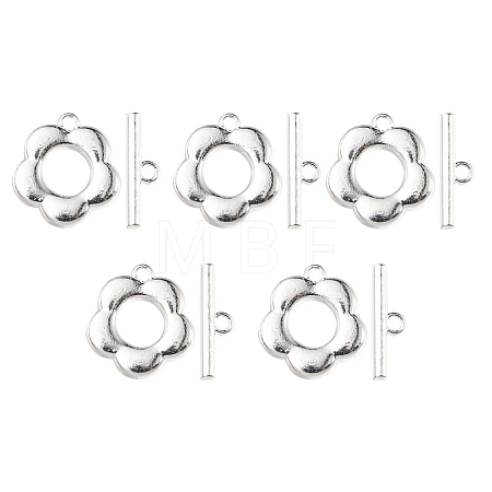 Alloy Toggle Clasps FIND-YW0002-23MS-1