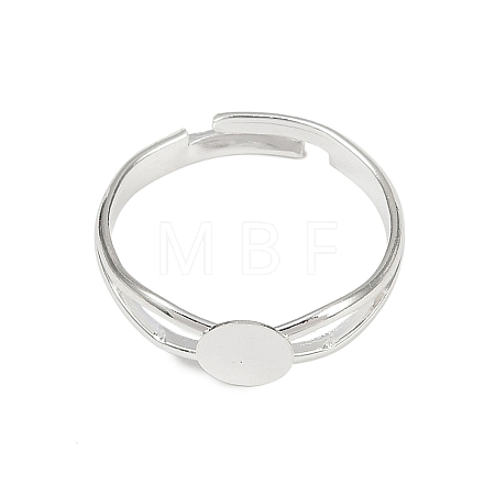 Brass Ring Components KK-C3044-6mm-S-NF-1