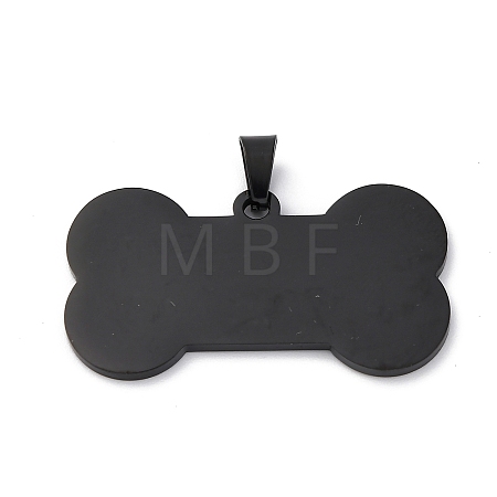 Ion Plating(IP) 304 Stainless Steel Pendants STAS-I140-07B-B-1
