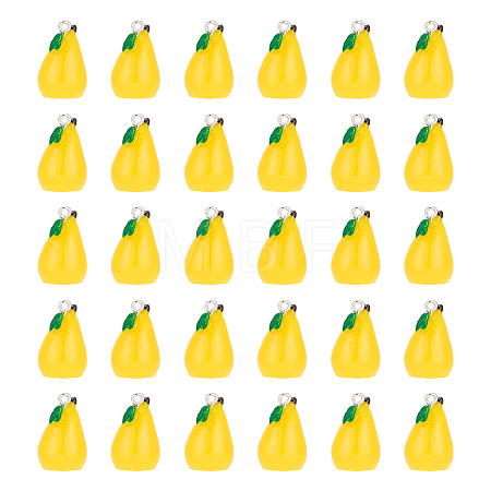 30Pcs Plastic Pendants KY-GA0001-45-1