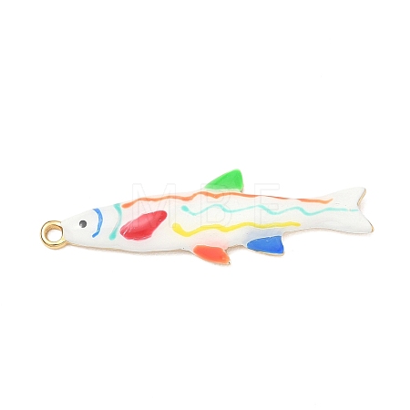 304 Stainless Steel Enamel Pendants SA-CBA800D-02E-G-1