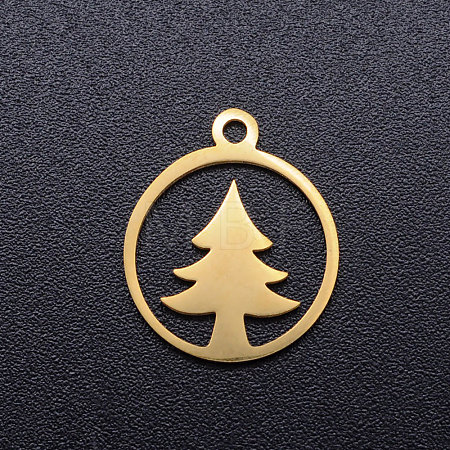 304 Stainless Steel Hollow Pendants STAS-Q201-JN301-2-1