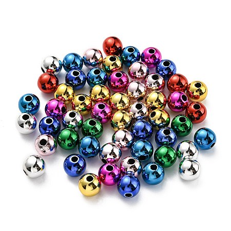 UV Plating Acrylic Beads PACR-G001-01A-1