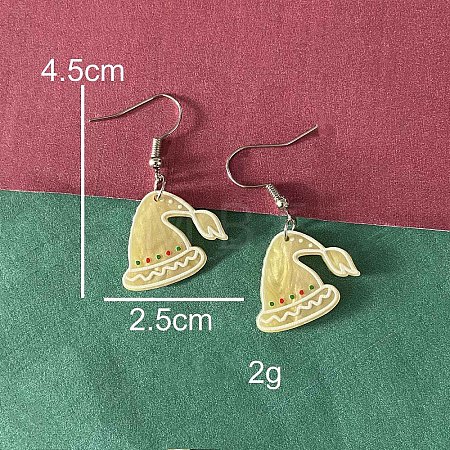 Christmas Acrylic Dangle Earrings FS-WG2A8CC-14-1