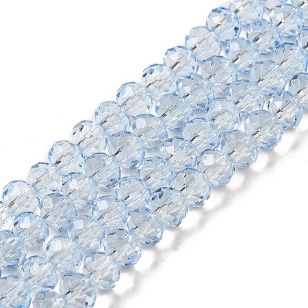 Transparent Baking Paint Glass Beads X1-DGLA-A034-T6mm-D13-1