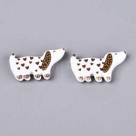 Printed Opaque Resin Beads RESI-N043-04B-1