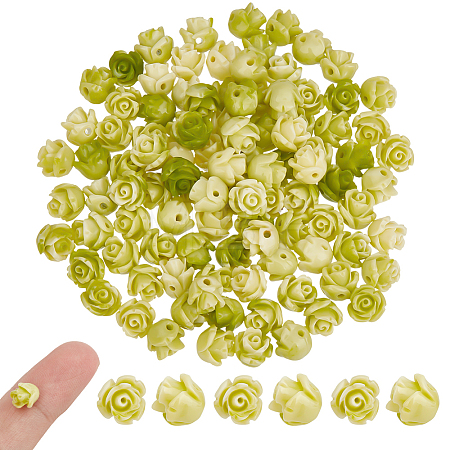 50Pcs Dyed Synthetic Coral Beads FIND-ME0003-86C-1