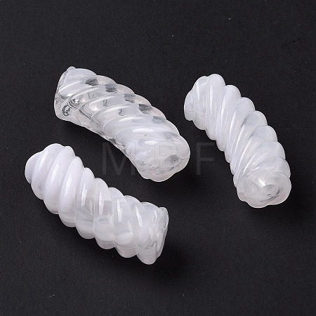 Two Tone Opaque Acrylic Beads OACR-A016-06H-1