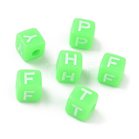 Opaque Acrylic Beads AC-CBA7818-01B-1