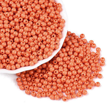 Opaque Acrylic Beads SACR-A006-06H-1