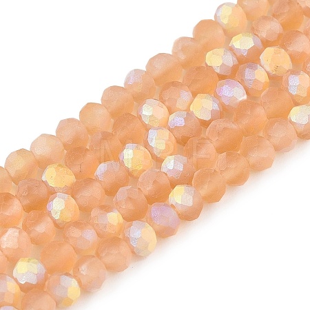 Transparent Glass Beads Strands EGLA-A044-T3mm-MB23-1
